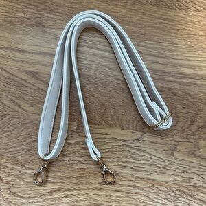 White Adjustable Bag Strap
